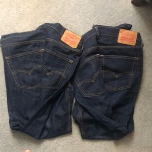 2 pair men’s Levi’s 541 jeans